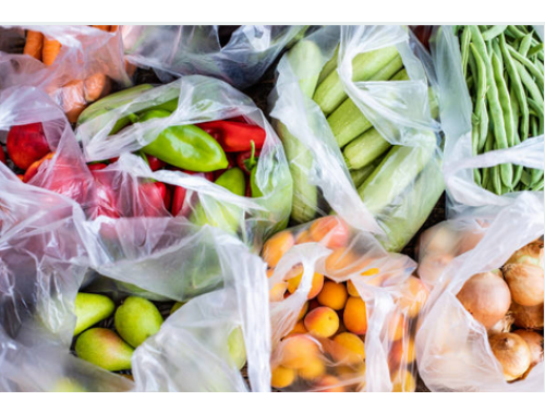 Sachet plastique fruits et légumes